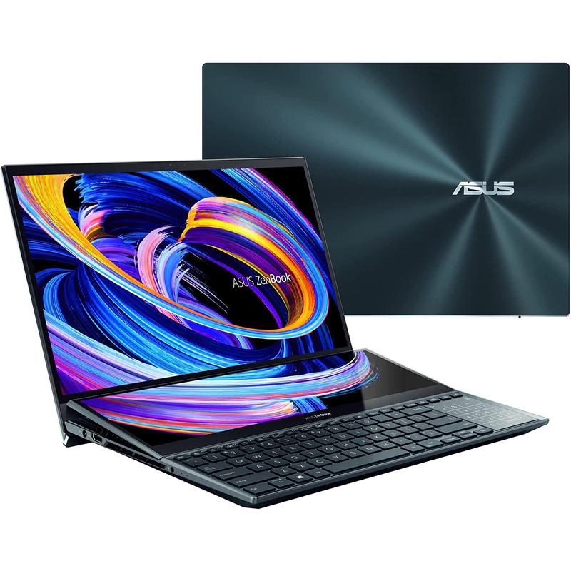华硕（ASUS）华硕（ASUS）ZenBook Pro Duo 15笔记本电脑 15.6英寸4K高清触摸屏 天体蓝 i7-10870H_RTX 3070和LENOF141差异是什么？哪个在体积大小上更值得推荐？